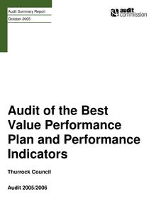 Thurrock Council - Audit of the Best Value Performance Plan 2005 06