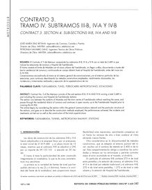 Contrato 3. Tramo IV. Subtramos III-B, IV-A y IV-B (Contract 3. Section 4. Subsections III-B, IV-A and IV-B)