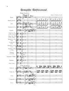 Partition compléte - complete, Norsk Kunstnerkarneval, Op.14