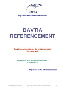 Davtia Referencement
