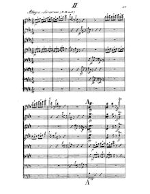 Partition , Allegro scherzoso, Octet, Op.3, Svendsen, Johan