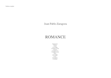 Partition complète, Romance, Zaragoza, Juan Pablo