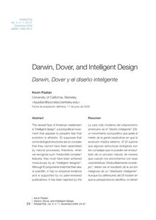 Darwin, Dover, and Intelligent Design