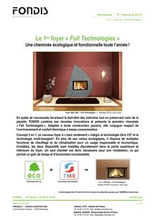 Cheminée "Full Technologies" - Energie