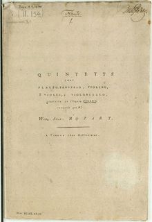 Partition parties complètes, Quintette traduite de l opéra  Figaro 