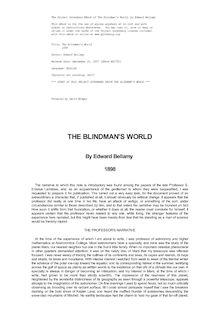The Blindman s World - 1898