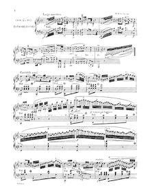 Partition complète, Variations de Bravoure sur la Romance de Joseph, Op.20