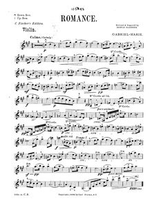 Partition de violon, 3 pièces pour violoncelle et Piano