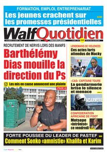 Walf  Quotidien n°8689 - du vendredi 12 mars 2021