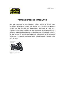 Yamaha brade le Tmax 2011
