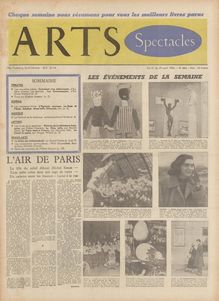 ARTS N° 460 du 21 avril 1954