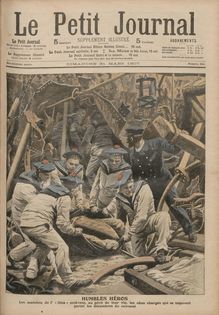 LE PETIT JOURNAL SUPPLEMENT ILLUSTRE  N° 854 du 31 mars 1907