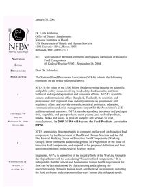 2005-01-31-Bioactive Comment-NFPA-FINAL