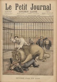 LE PETIT JOURNAL SUPPLEMENT ILLUSTRE  N° 254 du 29 septembre 1895