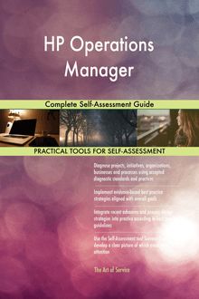 HP Operations Manager Complete Self-Assessment Guide