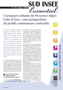 L armature urbaine de Provence-Alpes-Côte-d Azur : une juxtaposition de profils  