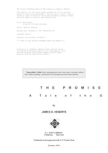 The Promise - A Tale of the Great Northwest