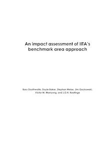 An impact assessment of IITA s benchmark area approach