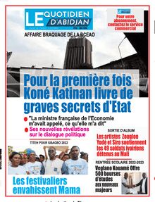 Le Quotidien d'Abidjan n°4192 - du vendredi 02 septembre 2022