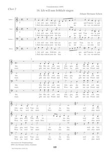 Partition Score chœur 2 (AABB/ATBB/TTBB), Venus-Kränzlein, Venus Kräntzlein