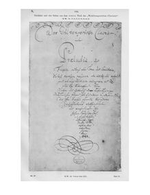 Partition Autograph title page et 4 other pages, Das wohltemperierte Klavier I