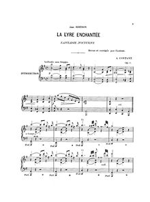 Partition complète, La Lyre Enchantée : Fantaisie Nocturne, Op. 2