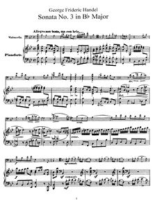 Partition de piano, Instrumental-Concerte. Op.3, Handel, George Frideric