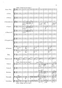 Partition , Grave (Adagio ma non troppo), Symphony No.3  Tragica , Op.40