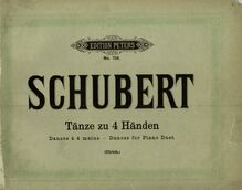Partition complète, Galop et 8 Ecossaises, D.735, Schubert, Franz par Franz Schubert