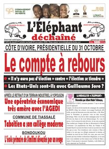 L’Éléphant Déchaîné n°693 - du mardi 27 octobre au lundi 02 novembre 2020