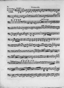 Partition violoncelle, Symphony No.103, Drum Roll, E♭ Major, Haydn, Joseph