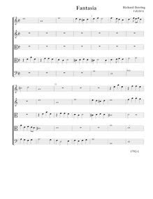 Partition Fantasia VdGS No.6 - partition complète (Tr Tr T T B), fantaisies pour 5 violes de gambe