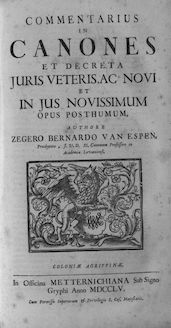 Commentarius in canones et decreta juris veteris ac novi et in jus novissimum : opus posthumum