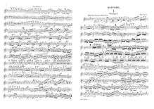 Partition parties complètes, corde quatuor No.1, Op.77, D minor