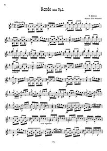 Partition , Rondo, 3 Sonates, Molino, Francesco