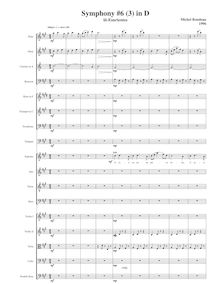 Partition , Esurientes, Symphony No.6  Magnificat , D major, Rondeau, Michel