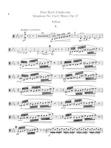 Partition altos, Symphony No.2, Little Russian, C minor, Tchaikovsky, Pyotr