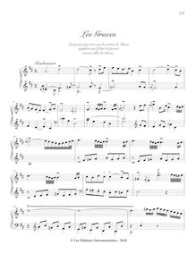 Partition , Les Grâces, Pièces de clavecin, Du Phly, Jacques