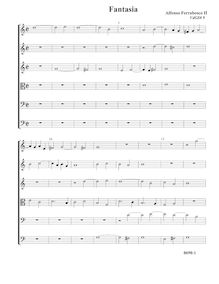 Partition Fantasia VdGS No.9 - partition complète (Tr Tr Tr T B B), fantaisies pour 6 violes de gambe