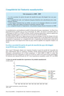 Vue d ensemble sur la compétitivité de l industrie manufacturière - L industrie en France - Insee Références web - Édition 2009