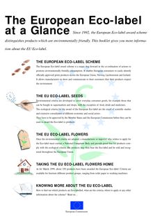 The european eco-label at a glance
