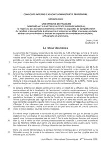 Adjoint administratif 2003 francais interne