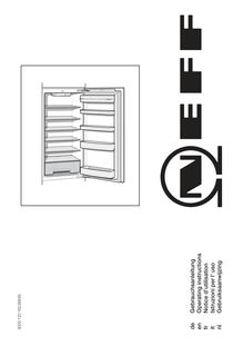 Notice Réfrigérateur NEFF  K5624X6GB/01