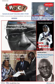 Tract n°604 - du 07-12-2020 - Le traitement de l actualité sénégalaise d un point de vu décalé