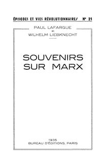 Souvenirs sur Marx