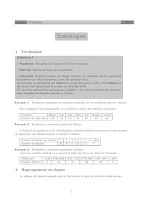 Statistiques Cours 5