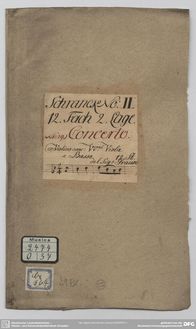 Partition parties complètes, violon Concerto en B-flat major, B♭ major par Johann Gottlieb Graun
