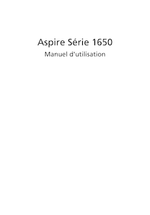 Notice Ordinateur portable Acer  Aspire 1650z