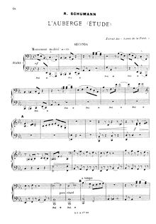 Partition complète, Waldszenen Op.82, Schumann, Robert par Robert Schumann