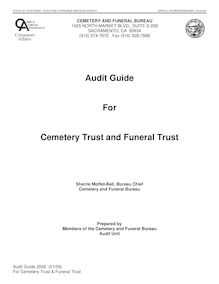 Total Audit Guide for Cemetery Trust and Funeral Trust
